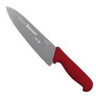 Faca de Carne Para Refile de Mesa Lâmina Triangular Larga 8'' Cabo Vermelho (BKR301-8) - Starrett