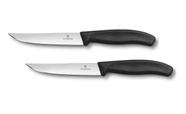 Faca de mesa 23cm lâmina lisa 12cm Victorinox 6.7903.12 kit 2 pçs