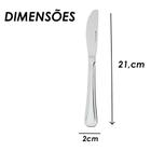 Faca de sobremesa aço inox 21cm - 3633 - MIMO STYLE