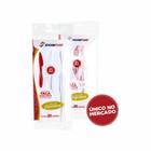 Faca extra forte para churrasco branca - STRAWPLAST