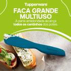 Faca grande multifuncional com serrinha da Tupperware