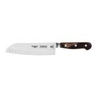 Faca Santoku Tramontina Century Wood com Lâmina em Aço Inox e Cabo de Madeira Tratada Castanho 7 polegada