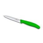 Faca Victorinox Swiss Classic - Lâmina Serrilhada - 10 cm - Verde - 6.7736.L4