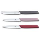 Facas para descascar Victorinox Swiss Marrom Rosa e Vinho