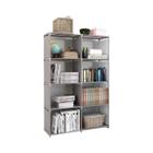 Fácil Montagem Multi-camada Estante Estante Livro Display Rack Organizador Prateleira De Detritos