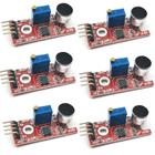 FainWan 6Pcs Sensor de microfone de alta sensibilidade AVR PIC Módulo de detecção de som para Ar-duino