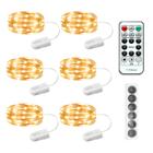 Fairy Lights SINAMER 20 LEDs alimentados por bateria de 2 m com controle remoto x6