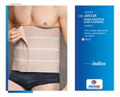 Faixa abdominal 4 gomos elás. forrada tam. p m g kelogel