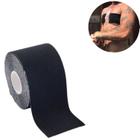 Faixa Adesiva Para Diminuir Esconder Peito Rolo Confortável 5cm x 5m - Preto - Fita Redutora tape