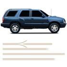 Faixa Blazer Executive 2003/2008 Adesivo Lateral Champanhe - SPORTINOX