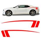 Faixa Camaro Sport Adesivo Traseiro/lateral Tuning Vermelho