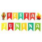 Faixa de Bandeirinhas para Decoração de Festa Junina