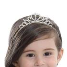 Faixa de cabeça Princess Tiara Crown para festa de aniversário de meninas