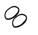 Faixa de cabelo elástico tiara masculina preta- 12un