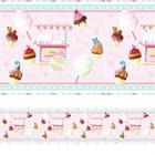 Faixa De Parede Doces Candy Colors Infantil 15Cmx3M - Quartinhos
