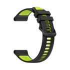 Faixa de Relógio Esportiva de Silicone para Garmin Forerunner 965/955/945/935/745 - Design de Dois Tons