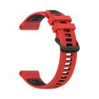 Faixa de Relógio Esportiva de Silicone para Garmin Forerunner 965/955/945/935/745 - Design de Dois Tons