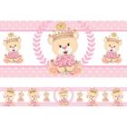 Faixa Decorativa Infantil Bebê Ursinha Princesa Parede Quarto Menina