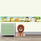 Faixa Decorativa Infantil P/ Quarto De Menino Safari Papel de Parede