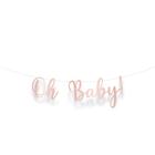 Faixa Decorativa Metalizada Rose Gold- Festa OH Baby Girl - 01 unidade - Cromus - Rizzo