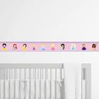 Faixa Decorativa Papel De Parede Princesas Infantil quarto Bebê
