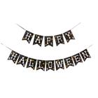 Faixa Happy + Faixa Halloween Decorativo Enfeite 15X20X2M