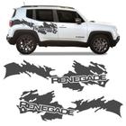 Faixa Jeep Renegade Sport Adesivo Lateral Tuning Grafite