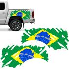 Faixa Lateral Bandeira Brasil Universal Adesivo Decorativo