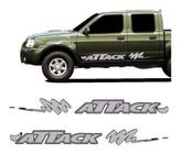 Faixa Nissan Frontier Attack 2003/2007 Adesivo Lateral Porta