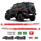 Faixa Troller Bold 2017 T4 3.2 4x4 Adesivo Vermelho Completo