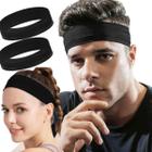 Faixas Headband Anti Suor Cabelo Testa Esporte Corrida testeira