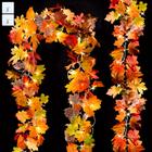 Fall Garland Ouddy Decor com luzes, folhas de ácer, 20 pés e 60 LED