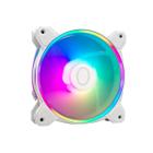 Fan/cooler Para Gabinete Masterfan Mf120 Halo 2 Rgb 120mm - Branco - Mfl-b2dw-21np2-r2 - COOLER MASTER