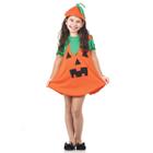 Fantasia Abóbora Vestido Infantil com Chapéu - Halloween - Sulamericana