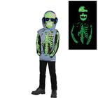 Fantasia Amscan Zombie Gamer Glow in the Dark para crianças de tamanho médio