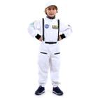 Fantasia Astronauta Branco Infantil Luxo com Boné - Sulamericana