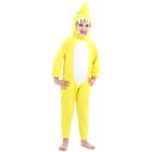 Fantasia Baby Shark Infantil Longo Tubarão Amarelo