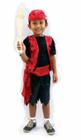 Fantasia Bambolê Infantil Halloween Pirata com Caveira - 135
