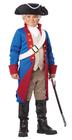 Fantasia California Costumes American Patriot para meninos - M