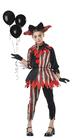 Fantasia California Costumes Dark Circus Clown Girl Kids