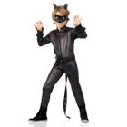 Fantasia Cat Noir Luxo Infantil - Miraculous - Original