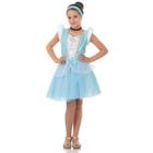 Vestido Infantil Azul Social Daminha Cinderela Princesa Frozen Elsa Luxo  Lorenzetti Vestido Infantil Magazine Luiza