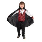 Fantasia Halloween Infantil Drácula com Capa e Colete - Extra Festas