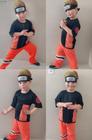 Fantasia conjunto infantil masculina Naruto