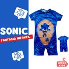 Sonic Fantasia Personagem, Roupa Infantil para Menino Nunca Usado 86239549