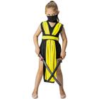 Fantasia Infantil Super Ninja Guerreiro Menino Lutador Luxo