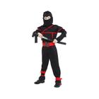 Fantasia de ninja Wokex para crianças, Halloween, meninos, 120-130 cm