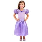 Fantasia de Princesa Infantil Vestido de Princesa Lilás da Anjo Fantasias 071