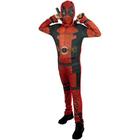 Fantasia Deadpool Infantil longa Com Gorro