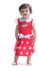 Fantasia Desenho Minnie Baby Vestido Criança Menina - SULAMERICANA